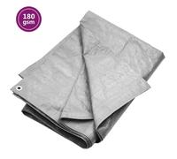 vidaXL Telone 180 g/m² 6x12 m Grigio HDPE