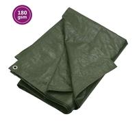 vidaXL Telone 180 g/m² 6x6 m Verde HDPE