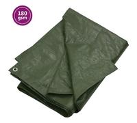 vidaXL Telone 180 g/m² 6x8 m Verde HDPE