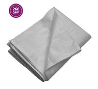 vidaXL Telone 260 g/m² 8x12 m Grigio HDPE