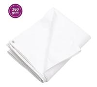 vidaXL Telone 260 g/m² 8x8 m Bianco HDPE