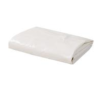 vidaXL Telone 650 g/m² Resistente all'Acqua Anti UV Antistrappo con Occhielli in Metallo Incerato Rivestimento PVC Telo Protezione 1,5x10 m Bianco