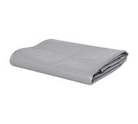 vidaXL Telone 650 g/m² Resistente all'Acqua Anti UV Antistrappo con Occhielli in Metallo Incerato Rivestimento PVC Telo Protezione 2,5x3,5 m Grigio