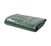 vidaXL Telone 650 g/m² Resistente all'Acqua Anti UV Antistrappo con Occhielli in Metallo Incerato Rivestimento PVC Telo Protezione 1,5x10 m Verde