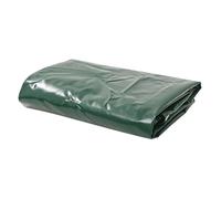 vidaXL Telone 650 g/m² Resistente all'Acqua Anti UV Antistrappo con Occhielli in Metallo Incerato Rivestimento PVC Telo Protezione 1,5x6 m Verde