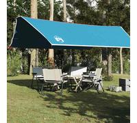 vidaXL Telone da Campeggio Blu 500x294 cm Impermeabile