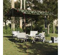 vidaXL Telone da Campeggio Mimetica 366x306 cm Impermeabile