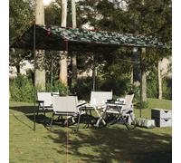 vidaXL Telone da Campeggio Mimetica 406x306 cm Impermeabile