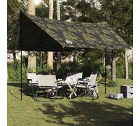 vidaXL Telone da Campeggio Mimetica 462x306x211 cm Impermeabile