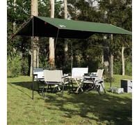 vidaXL Telone da Campeggio Verde 360x294 cm Impermeabile