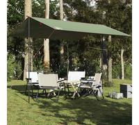 vidaXL Telone da Campeggio Verde 360x294 cm Impermeabile