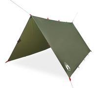 vidaXL Telone da Campeggio Verde Oliva 306x306 cm Impermeabile