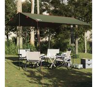 vidaXL Telone da Campeggio Verde Oliva 366x306 cm Impermeabile