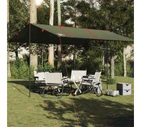 vidaXL Telone da Campeggio Verde Oliva 451x420 cm Impermeabile