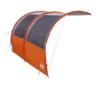 vidaXL Telone impermeabile da campeggio, grigio e arancione, perfetto per picnic ed eventi! Super facile da montare con ancoraggi a terra. Un must per escursioni e avventure all'aria aperta.