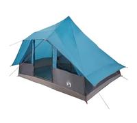 vidaXL Tenda Familiare Tipi Blu 10 Persone Impermeabile