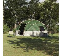 vidaXL Tenda a Cupola 12 persona Verde taffetà