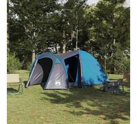 vidaXL Tenda a Cupola Cupola con tetto Blu 384 x 254 x 170 cm