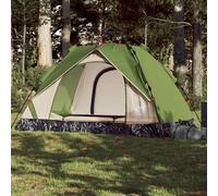 vidaXL Tenda a Cupola da Campeggio 2 Persone Verde a Rilascio Rapido