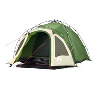 vidaXL Tenda a Cupola da Campeggio 3 Persone Verde a Rilascio Rapido