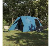 vidaXL Tenda a cupola per 6 persone con tetto Blu 500 x 314 x 206 cm
