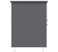 vidaXL Tenda a rullo Antracite 200 x 250 cm Tessuto e Alluminio, Tenda a rullo rettangolare moderna, ombra per patio, giardino, copertura per balcone, blocco sole e calore
