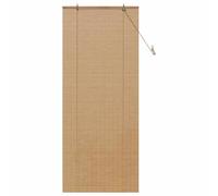 vidaXL Tenda a Rullo con Tende Marrone 90 x 220 cm bambù, Cucina, Tenda a Rullo Moderna, Ombra Retangolare, Copertura Beige per Finestre, Eco-Friendly per Privacy e Luce