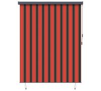 vidaXL Tenda a rullo con tende Rigato Arancione e Marrone 200 x 250 cm