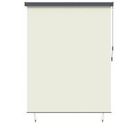 vidaXL Tenda a rullo Crema 200 x 250 cm Tessuto e Alluminio