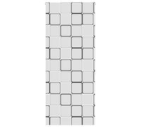 vidaXL Tenda a Rullo Doccia 100x240 cm Larghezza Tessuto 96 cm