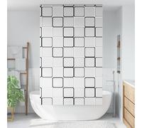 vidaXL Tenda a Rullo Doccia 130x240 cm Larghezza Tessuto 126 cm