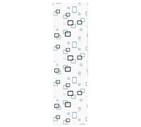 vidaXL Tenda a Rullo Doccia 60x240 cm Larghezza Tessuto 56 cm