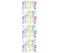vidaXL Tenda a Rullo Doccia 60x240 cm Larghezza Tessuto 56 cm