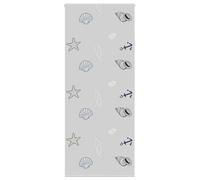 vidaXL Tenda a Rullo Doccia 90x240 cm Larghezza Tessuto 86 cm