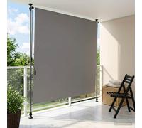vidaXL Tenda a Rullo Esterna Grigio Chiaro 120 x 270 cm