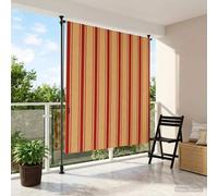 vidaXL Tenda a Rullo Esterna Multicolore 100 x 270 cm, Giardino e terrazza, soluzione moderna per ombreggiatura, tenda roller, protezione UV in poliestere