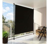 vidaXL Tenda a Rullo Esterna Nero 120 x 270 cm