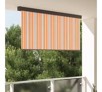 vidaXL Tenda a Rullo Esterna Rigato Giallo e blu 220 x 250 cm Tessuto