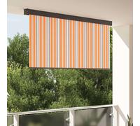 vidaXL Tenda a Rullo Esterna Striped Giallo e blu 200 x 250 cm Tessuto