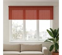 vidaXL Tenda a Rullo Esterno Blocco UV 90% Terracotta 240 x 140 cm, Tenda da balcone, ombrelloni per patio, protezione solare, copertura pergolato, ombre per finestre
