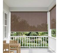vidaXL Tenda a Rullo Esterno Blocco UV 90% Tortora 120 x 230 cm HDPE