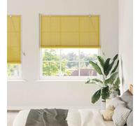 vidaXL Tenda a rullo Giallo 150 x 220 cm Bambù