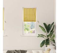vidaXL Tenda a rullo Giallo 60 x 220 cm Bambù