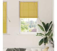 vidaXL Tenda a rullo Giallo 80 x 160 cm Bambù