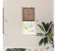 vidaXL Tenda a rullo Marrone 60 x 160 cm Bambù
