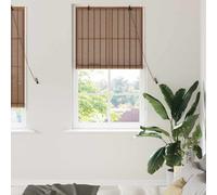vidaXL Tenda a rullo Marrone 80 x 220 cm Bambù