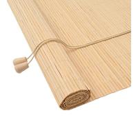 vidaXL Tenda a rullo Natura 150 x 220 cm Bambù