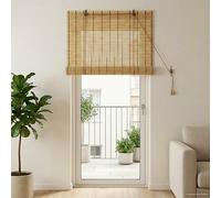 vidaXL Tenda a rullo Naturale 60 x 220 cm Giunco