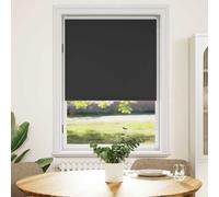 vidaXL Tenda a rullo oscurante 104,4x175 cm Tessuto Larghezza 100 cm nero