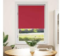 vidaXL Tenda a Rullo Oscurante Argento Riflettente con Catena Tapparelle Veneziane Persiane Tendaggi Casa Guida PVC 100x175 cm Rosso